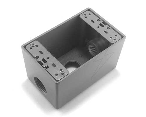 1 Gang Deep Weatherproof Box